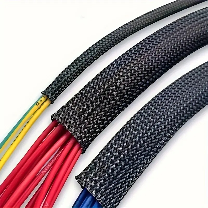 Cable Sleeve Braided - Selubung Jaring Kabel Fleksibel 10m /