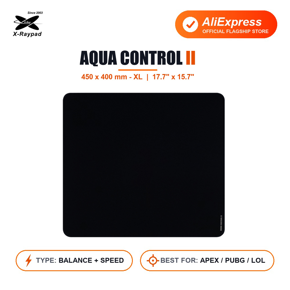 Gaming Mouse Pad Xl - 450x400x4mm XL X-Raypad Aqua Control 2