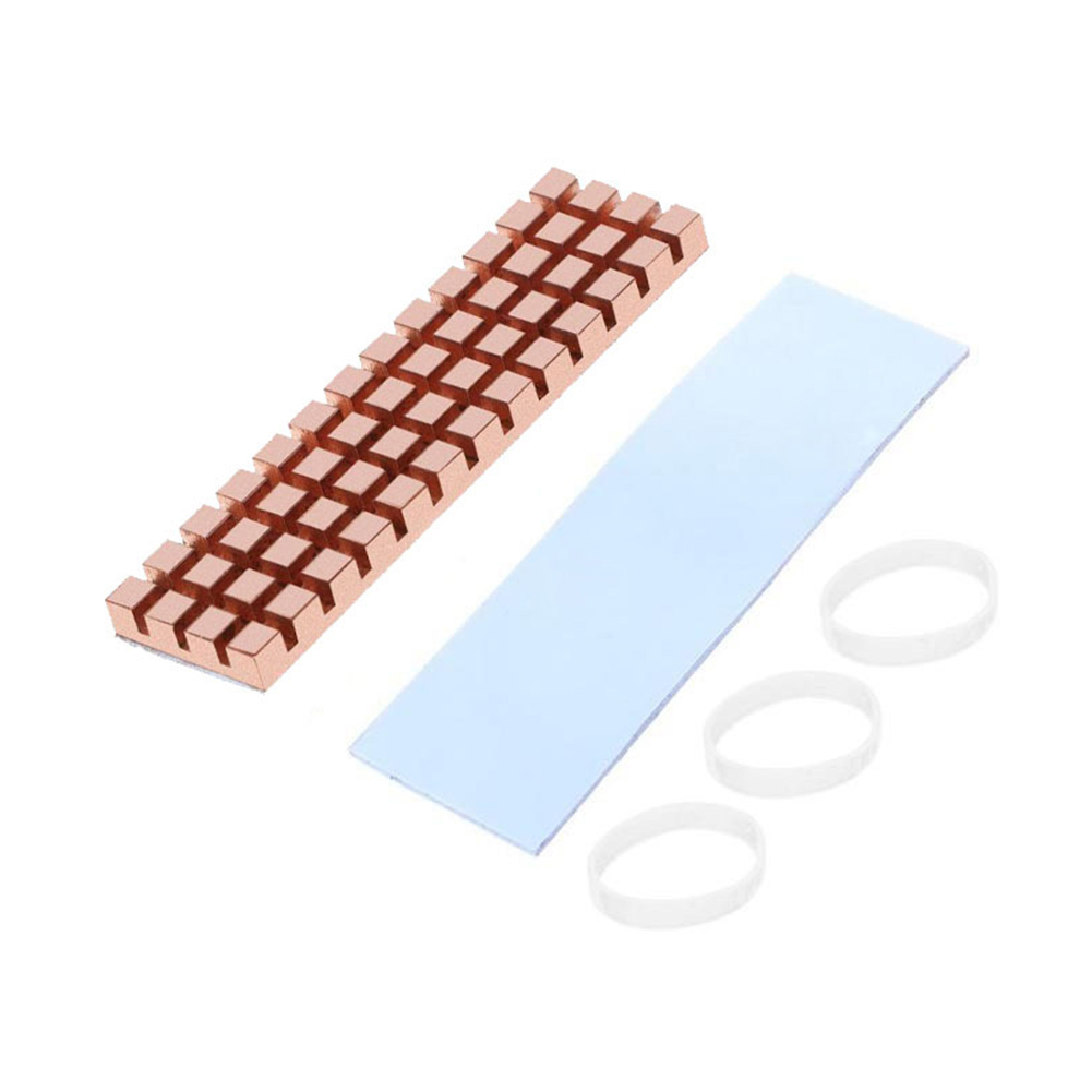 M2 Heatsink Cooler - Pendingin SSD Tembaga Murni Ultra Tipis