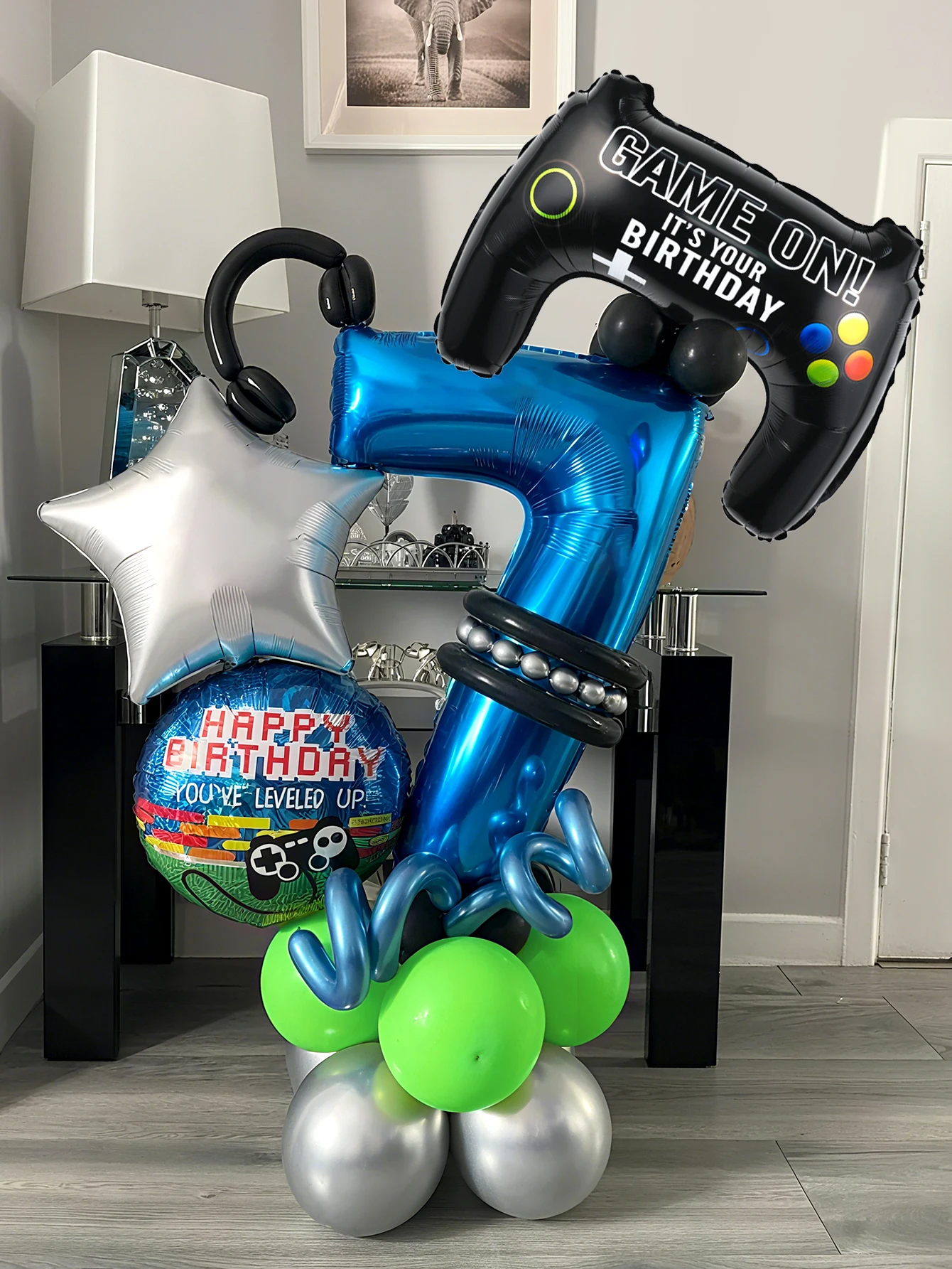 Gaming Accessories For Room - 32PCS Perlengkapan Balon Tema Game Ulang