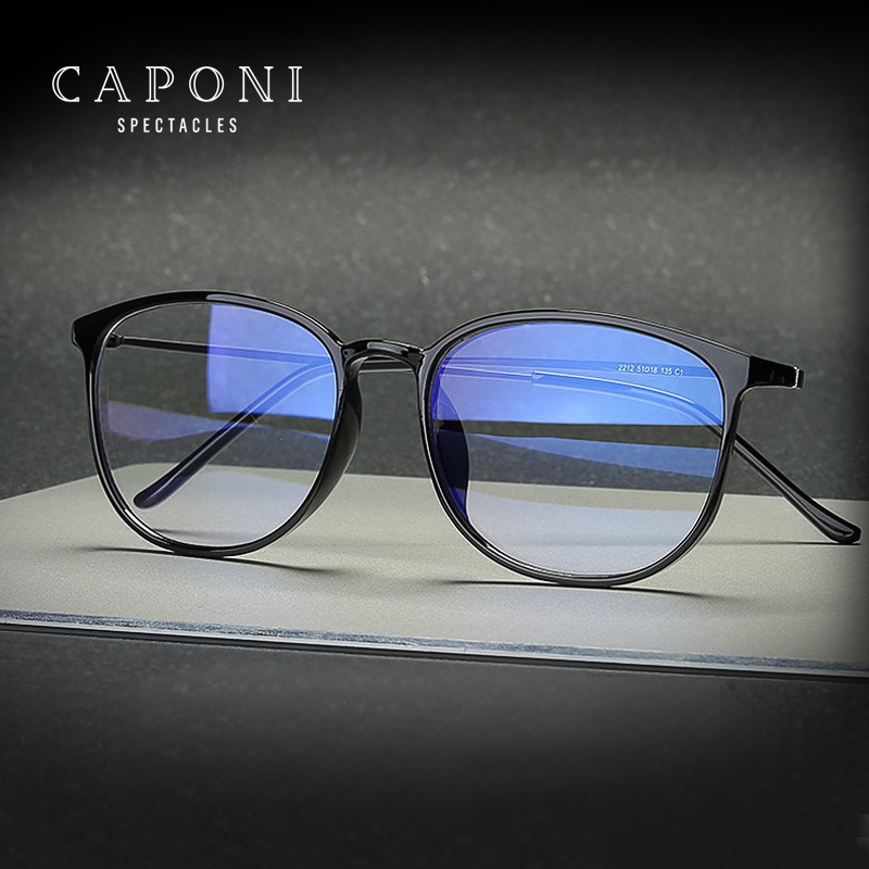 Gaming Accessories Men - CAPONI Kacamata Pria Ringan Super Kacamata