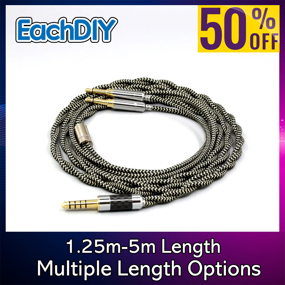 Cable Sleeve Braided - 2 Inti 2.8Mm Litz OFC Earphone
