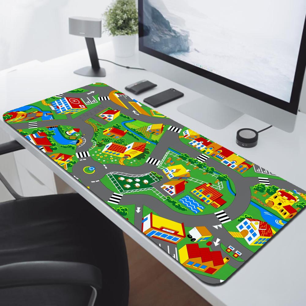 Alas Mouse kartun jalanan kota - Gaming Accessories For Your Desk ulasan dan harga