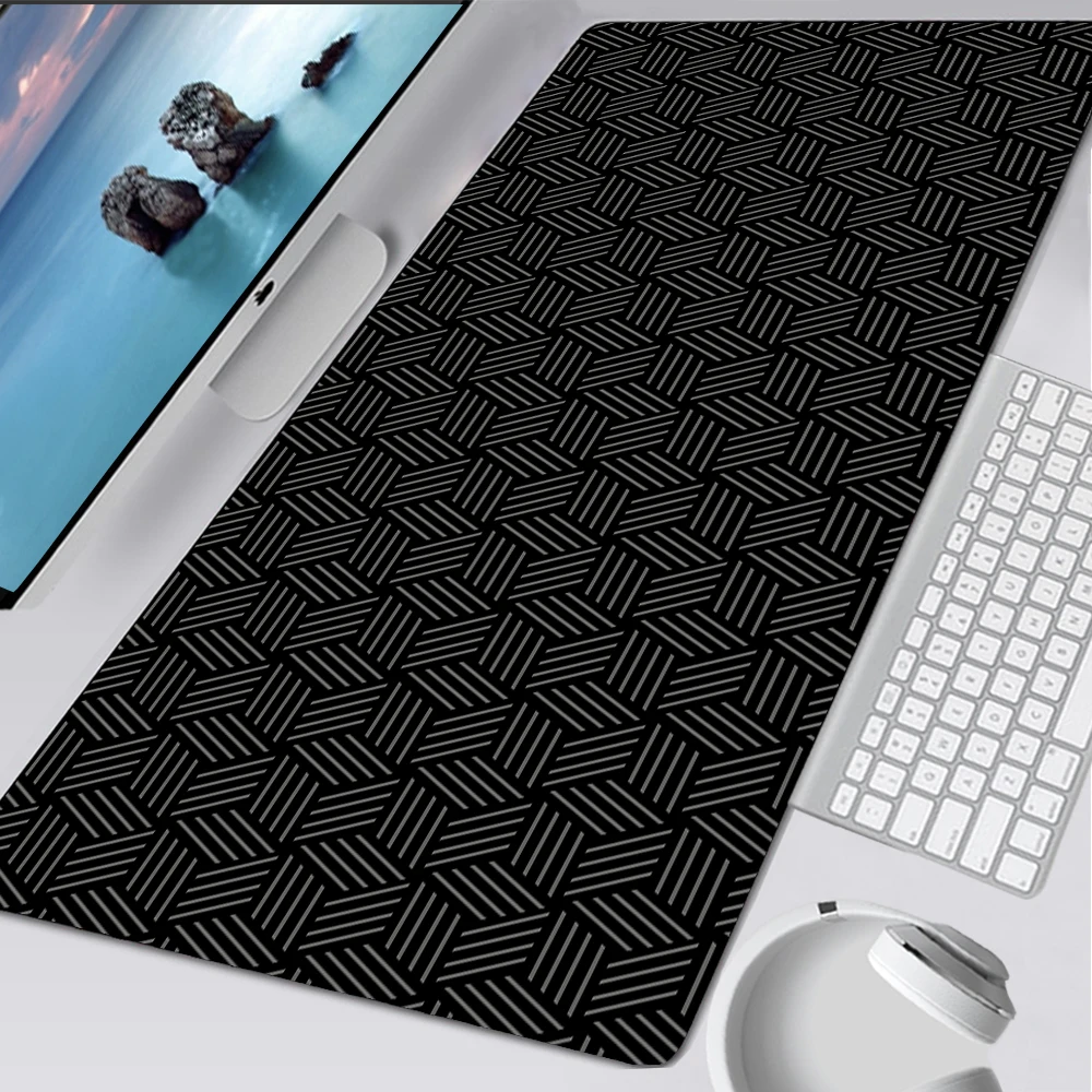 Laptop Mouse Pad Hitam Deskmat - Gaming Accessories For Your Desk ulasan dan harga