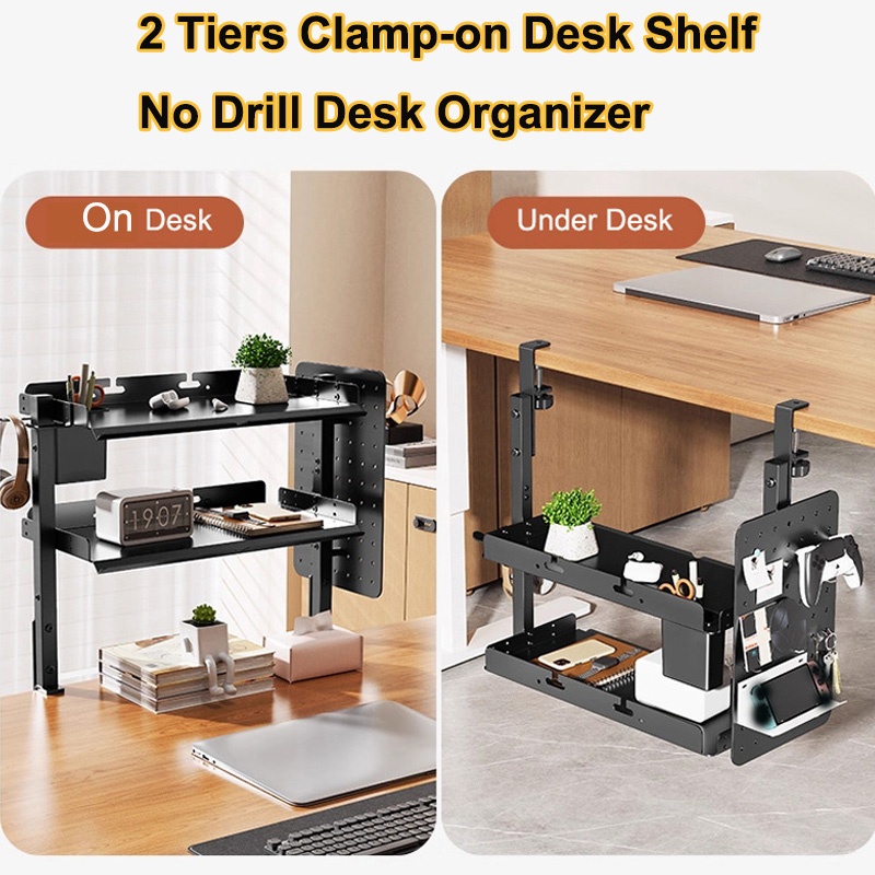 Rak Penyimpanan 2 Tingkat 14 I - Gaming Accessories For Your Desk ulasan dan harga