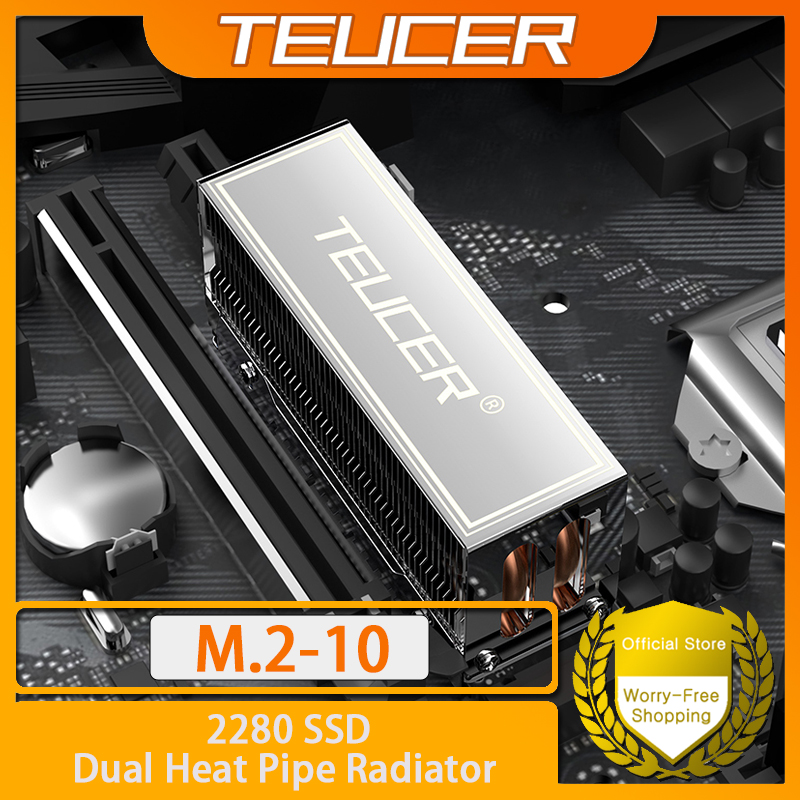 TEUCER M.2 SSD Heat Sink M2 22 - M2 Heatsink Cooler ulasan dan harga