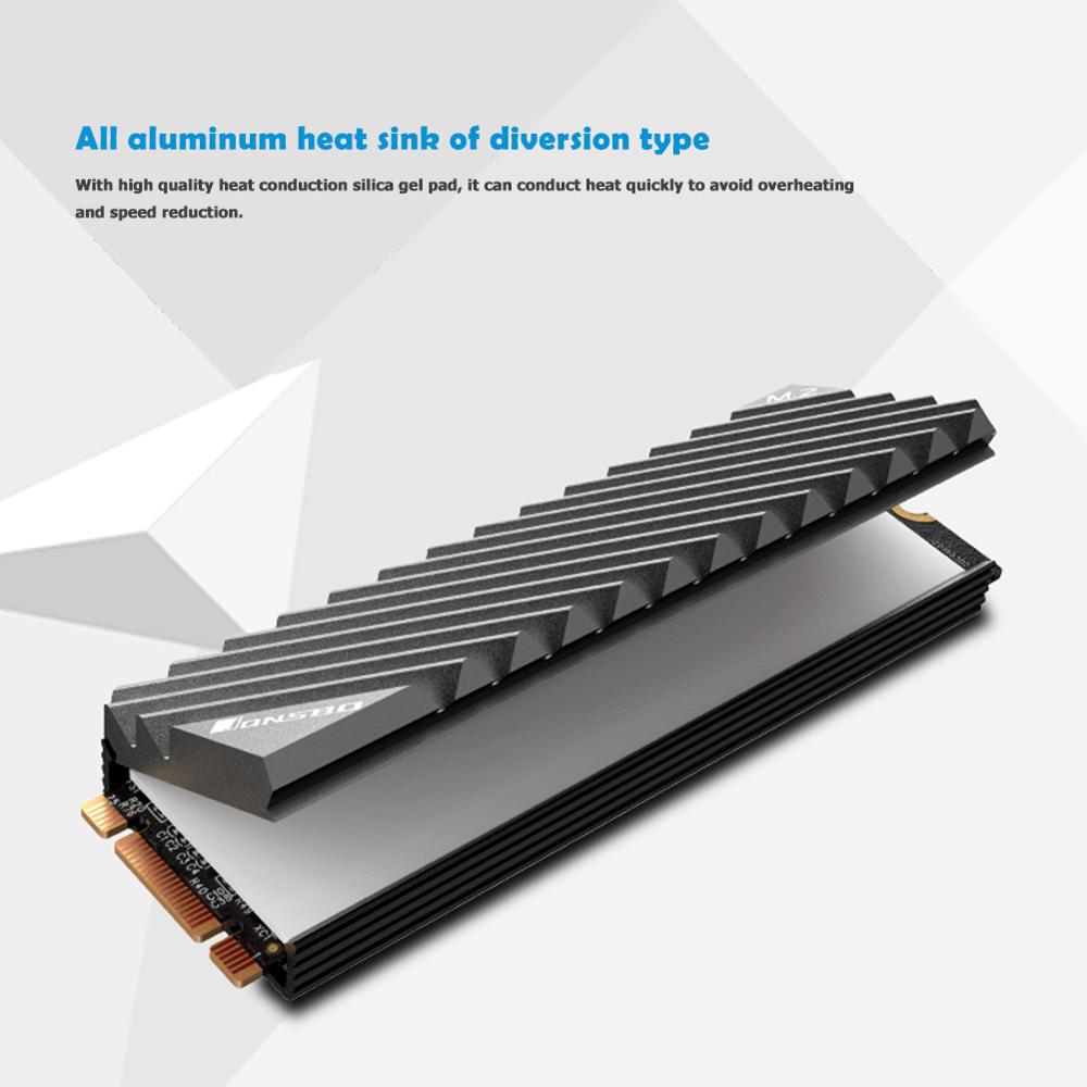 Jonsbo M2 2280 SSD Aluminium H - M2 Heatsink Cooler ulasan dan harga