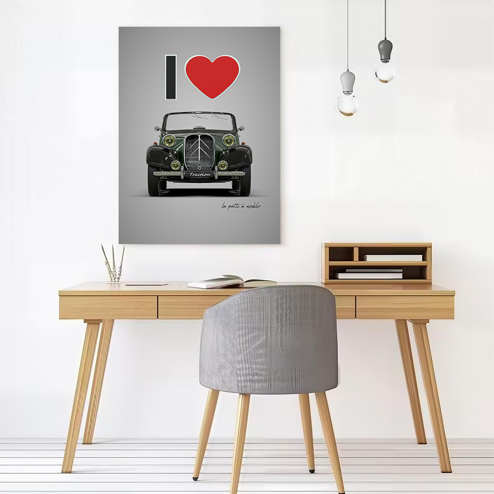 Poster Kanvas Cetak I Love Tra - Gaming Accessories ulasan dan harga