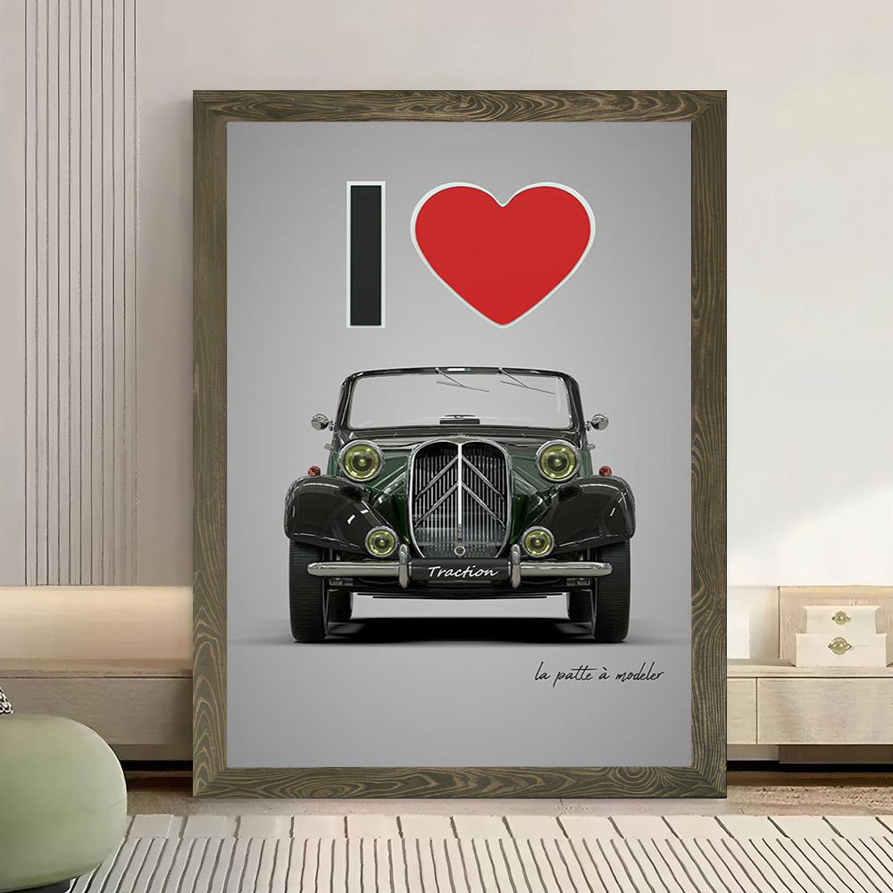 Poster Kanvas Cetak I Love Tra - Gaming Accessories ulasan dan harga