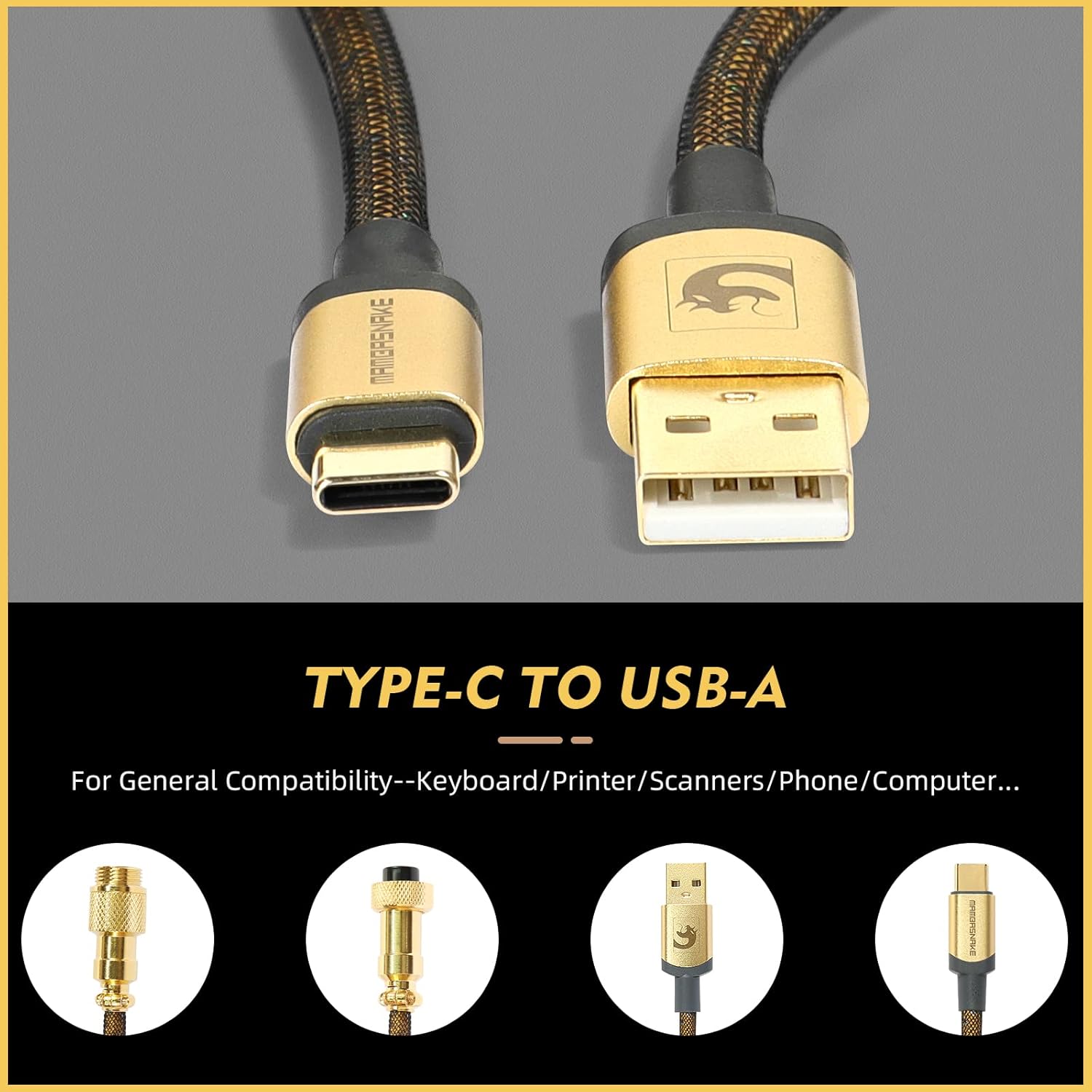ATTACK SHARK * MAMBASNAKE C03  - Cable Sleeve Braided ulasan dan harga