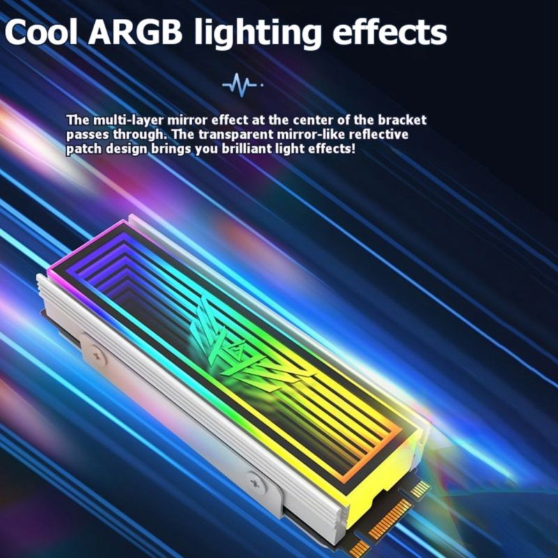 DT21 5V ARGB Sync M.2 SSD Heat - M2 Heatsink Cooler ulasan dan harga