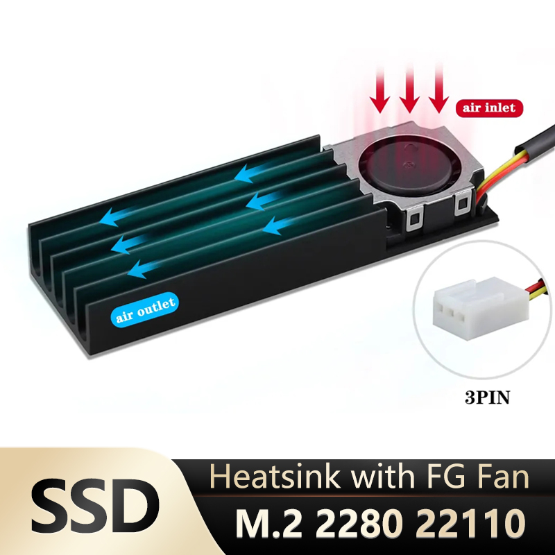 Gdstime M.2 2280 22110 Solid S - M2 Heatsink Cooler ulasan dan harga