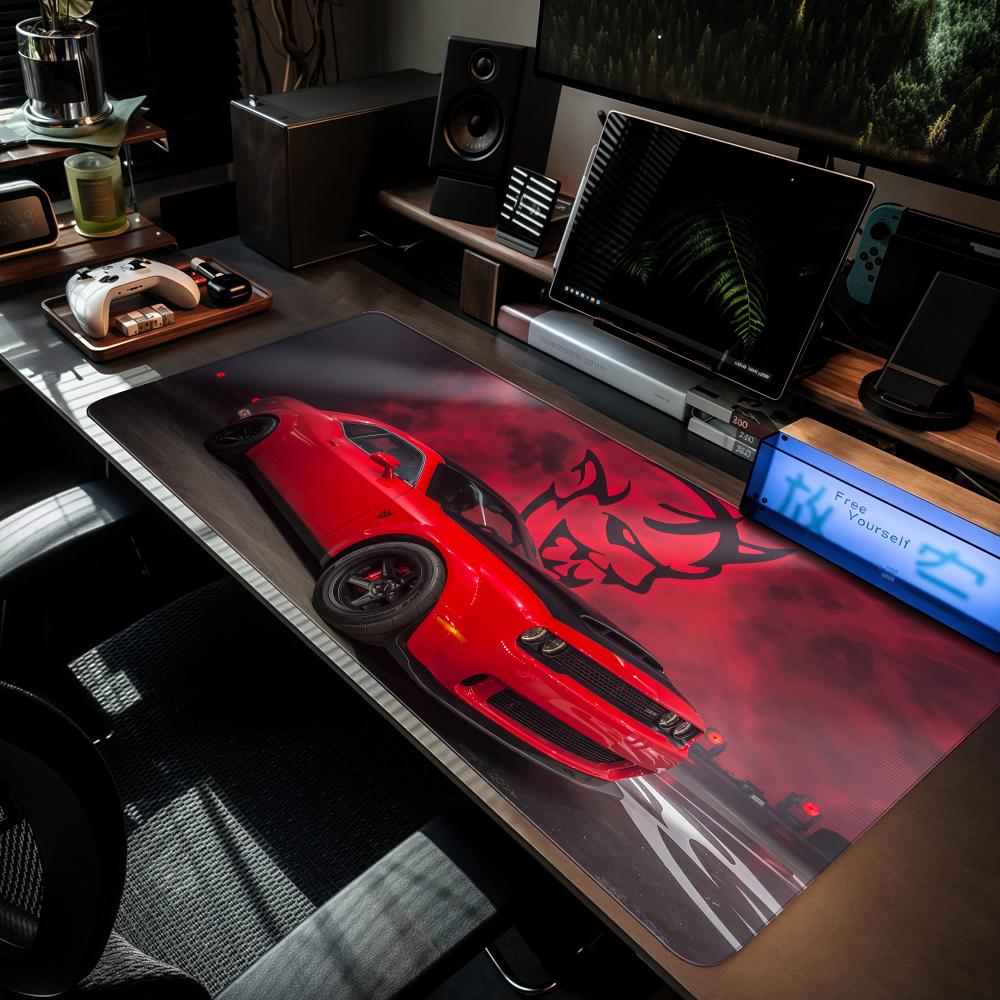 D-DodgeS Car Cool Mouse Pad XX - Gaming Accessories For Your Desk ulasan dan harga