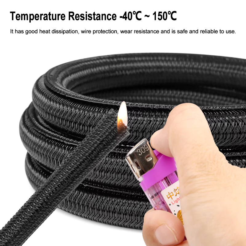Selubung Kabel PET Hitam 3/5/9 - Cable Sleeve Braided ulasan dan harga