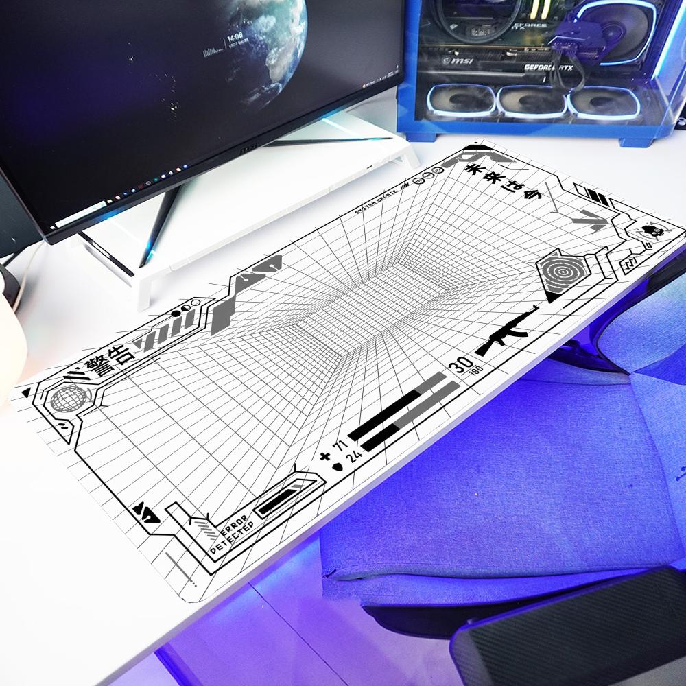 Perspective Grid Desk Mat Gami - Gaming Accessories For Your Desk ulasan dan harga