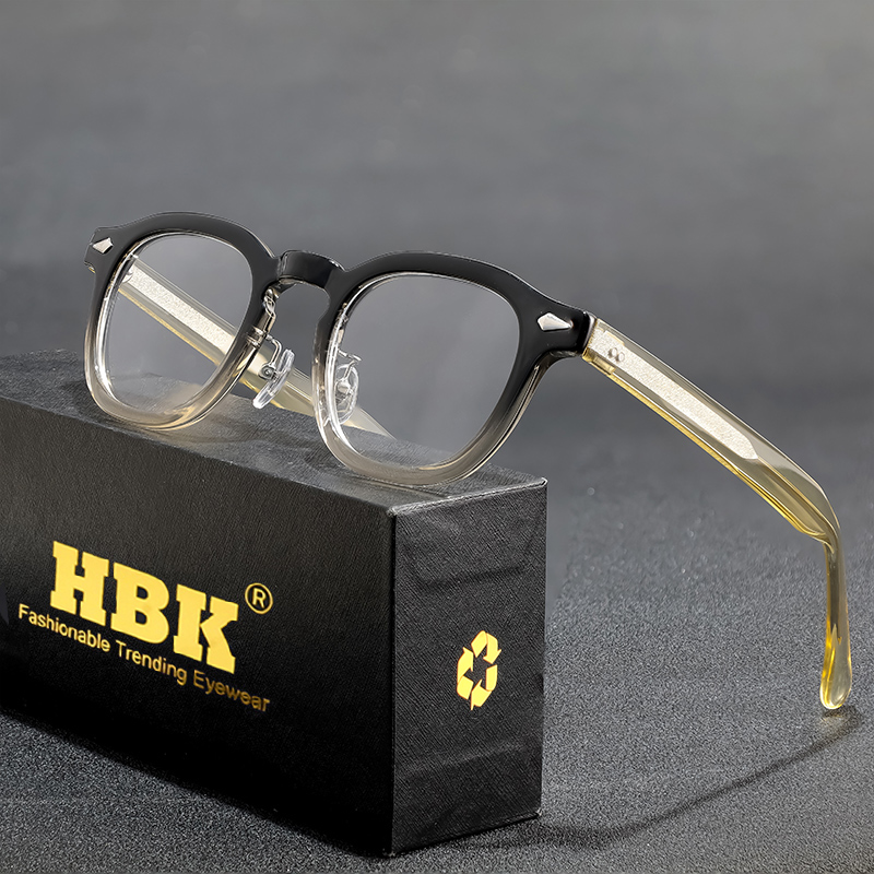 HBK Bingkai Kacamata Oval Retr - Gaming Accessories Men ulasan dan harga