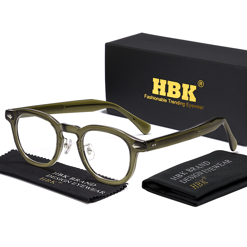 HBK Bingkai Kacamata Oval Retr - Gaming Accessories Men ulasan dan harga
