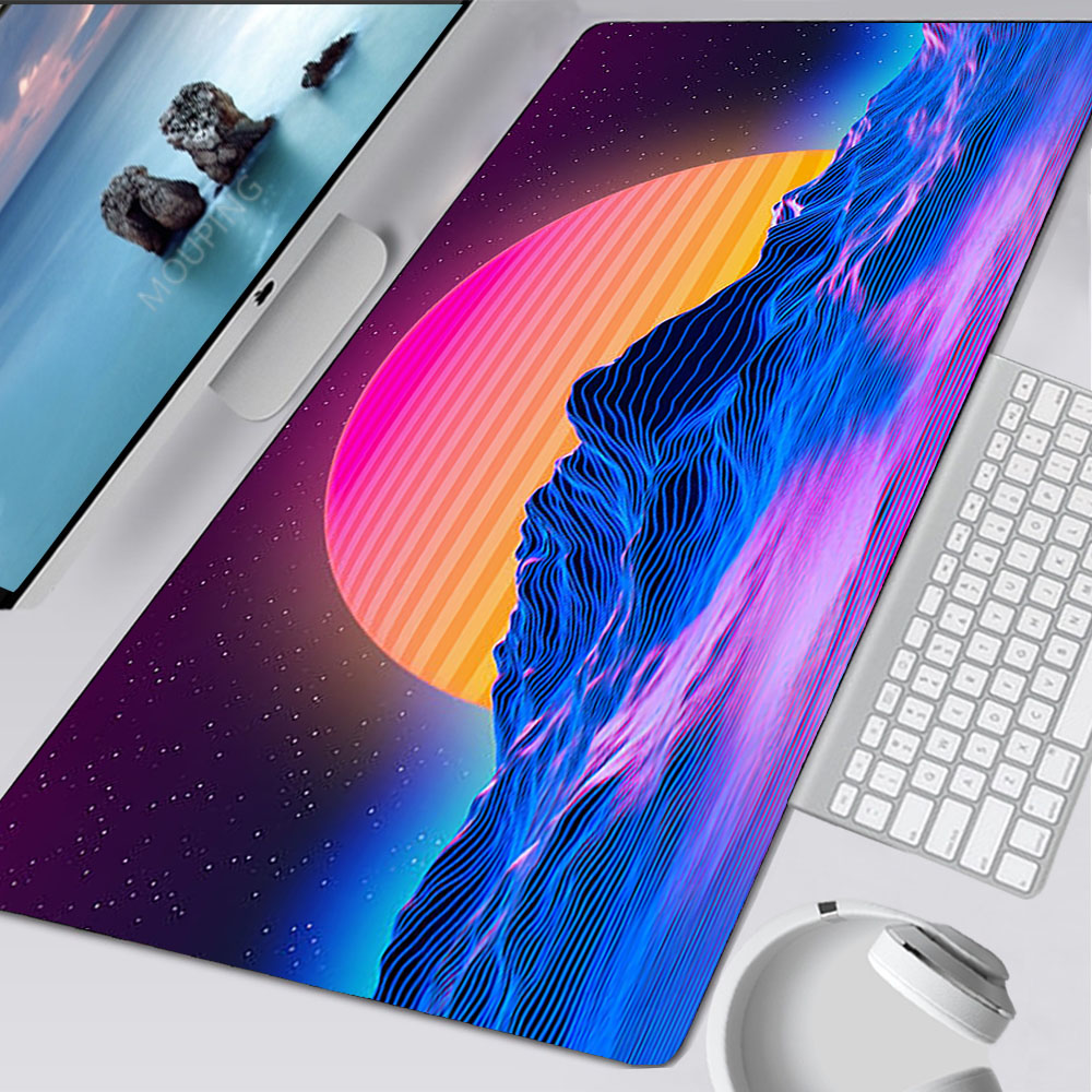 Vaporwave Mousepad Retrowave/s - Gaming Accessories For Your Desk ulasan dan harga