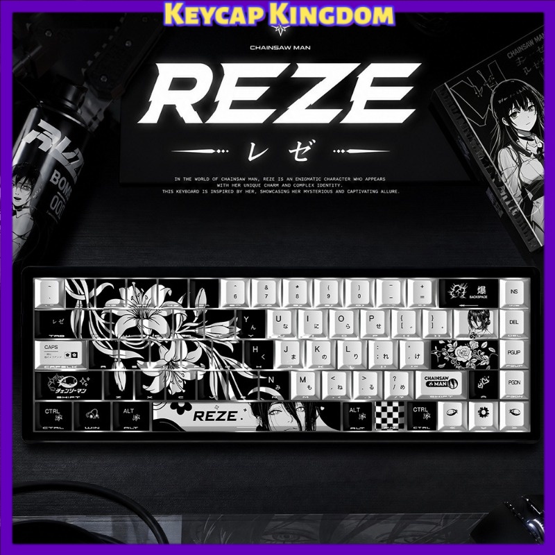 Baru Reze 5.0 Anime Keycaps Be - Gaming Accessories Men ulasan dan harga