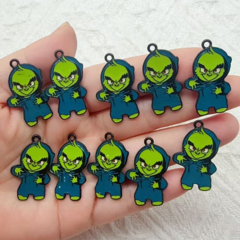 10 buah liontin Natal kartun b - Gaming Accessories Gifts ulasan dan harga