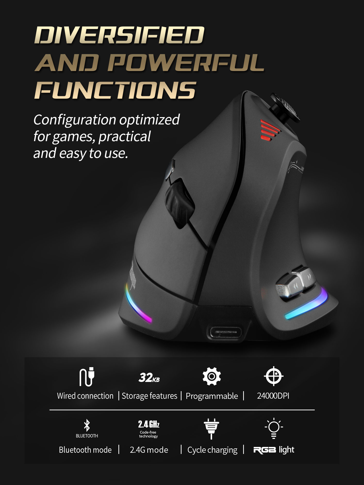 Jomaa RGB Backlit Kontrol Mous - Gaming Accessories ulasan dan harga