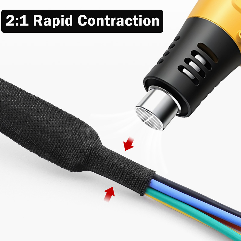 Lengan kabel panas menyusut ke - Cable Sleeve Braided ulasan dan harga