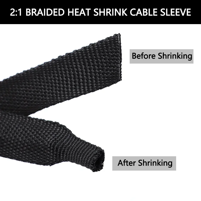 Lengan kabel panas menyusut ke - Cable Sleeve Braided ulasan dan harga