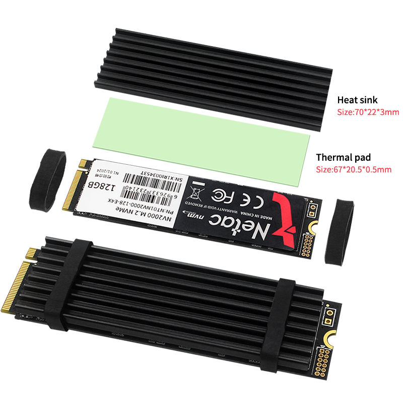 M.2 SSD Heatsink aluminium Rad - M2 Heatsink Cooler ulasan dan harga